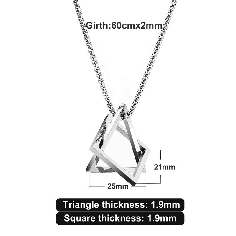 Stainless Steel Triangle Square Interlocking Chain