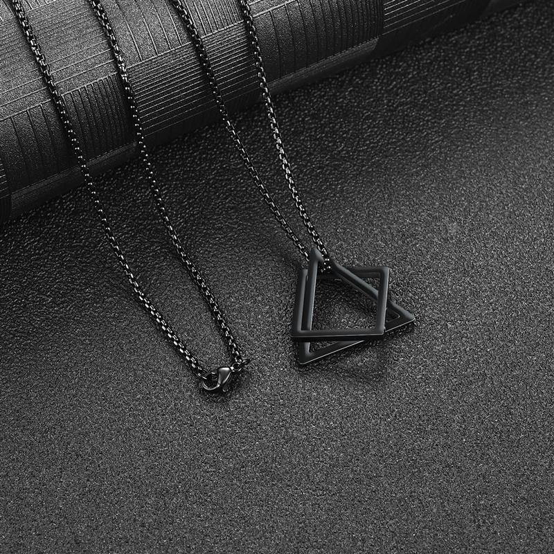 Stainless Steel Triangle Square Interlocking Chain