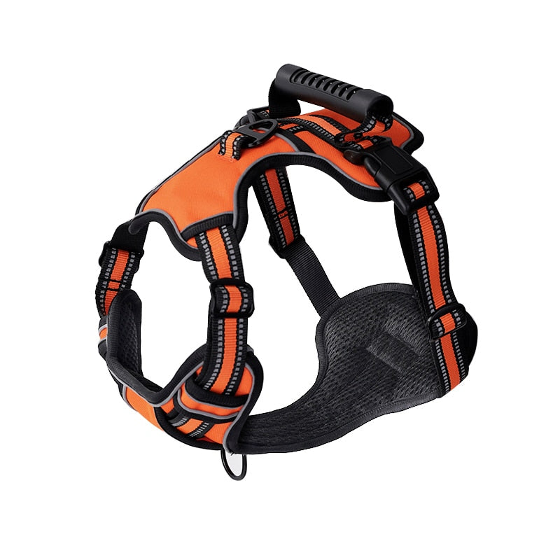 Breathable Reflective Dog Harness Vest with Handle