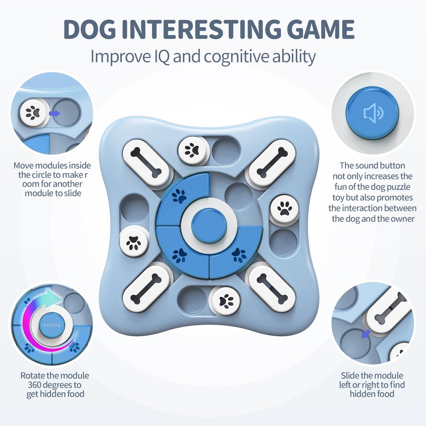 Interactive Increase Puppy IQ Food Dispenser