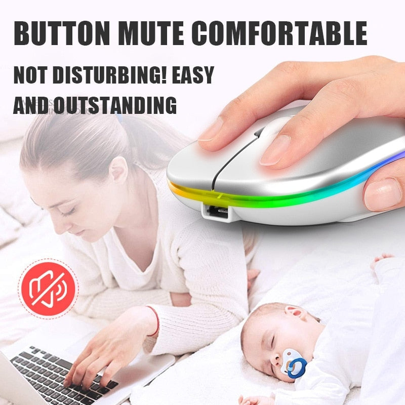 2.4G USB Wireless Mouse Portable Mouse