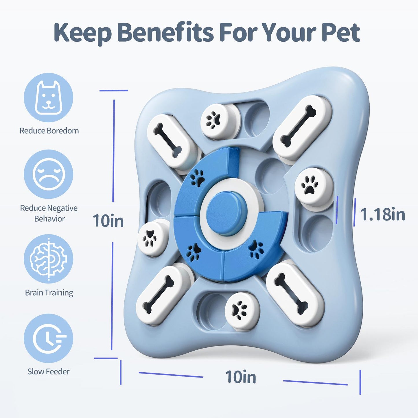 Interactive Increase Puppy IQ Food Dispenser