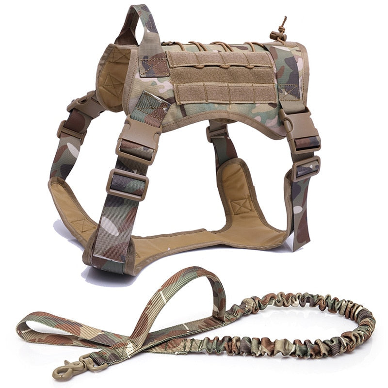Tactical Training Harness And Leash Set