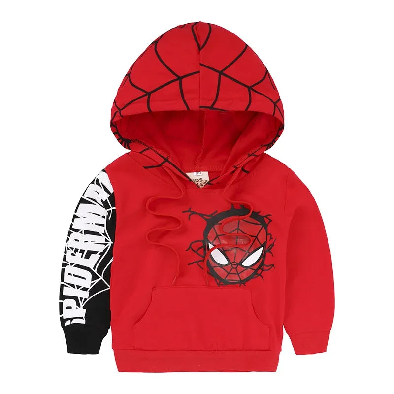 Boys Spiderman Hooded Sweatshirt