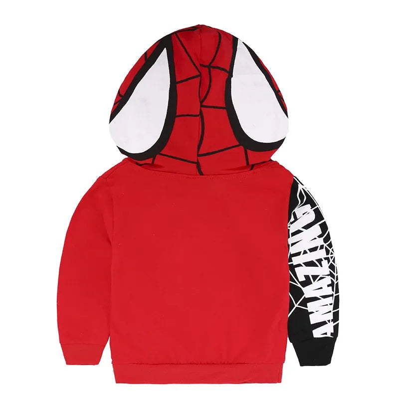 Boys Spiderman Hooded Sweatshirt