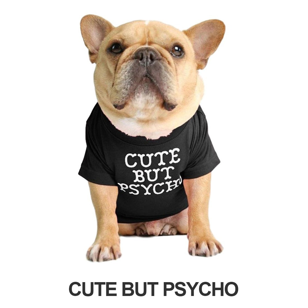 Printed French Bulldog Clothes for Small Dogs