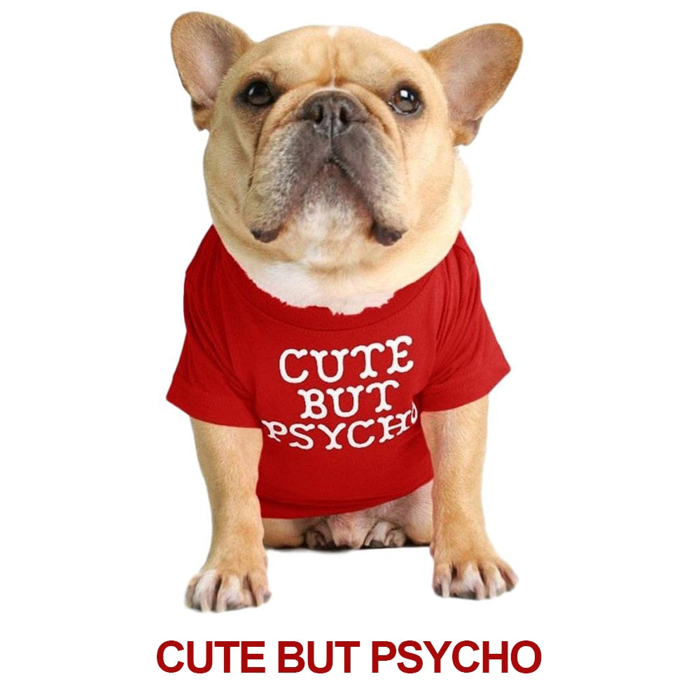 Printed French Bulldog Clothes for Small Dogs
