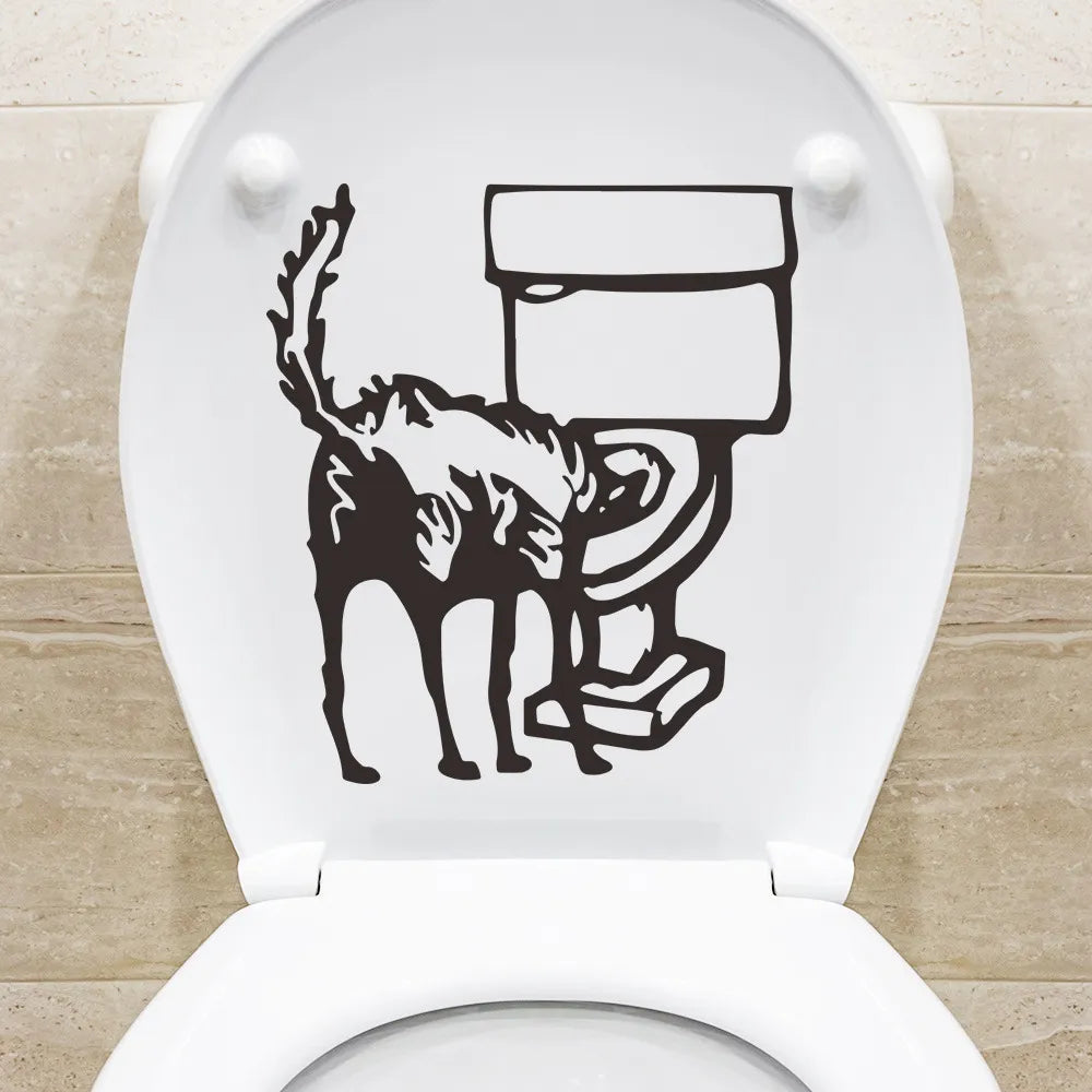 Funny Bathroom Toilet Sticker