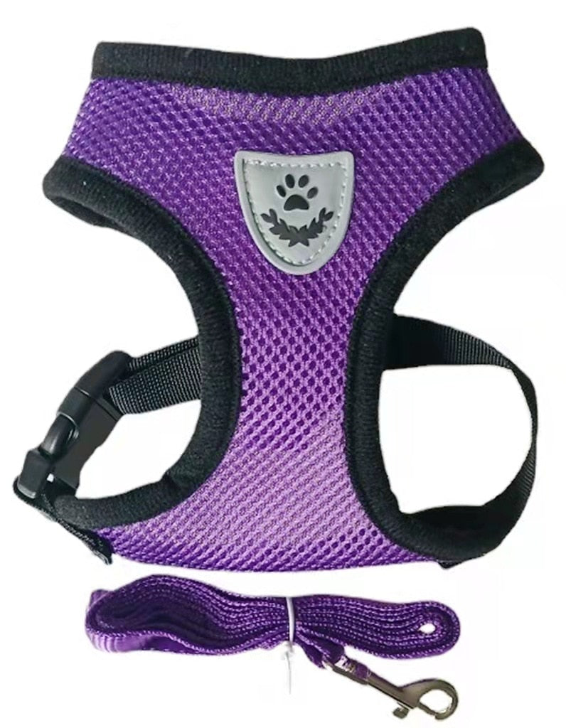 Adjustable Polyester Mesh Breathable Harnesses