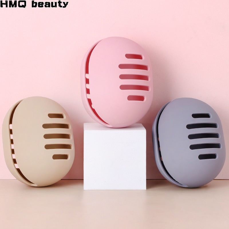 Eco-Friendly Silicone Multi-hole Beauty Blender Storage Case