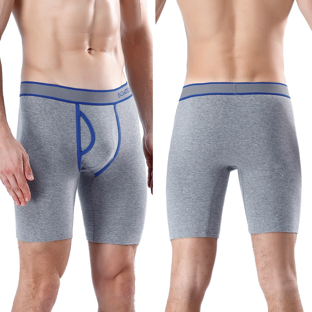 Long Leg Boxer Shorts For Men