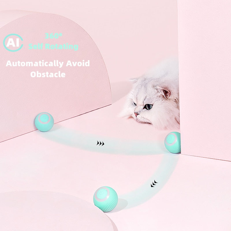 Interactive Automatic Rolling Smart Cat Toys