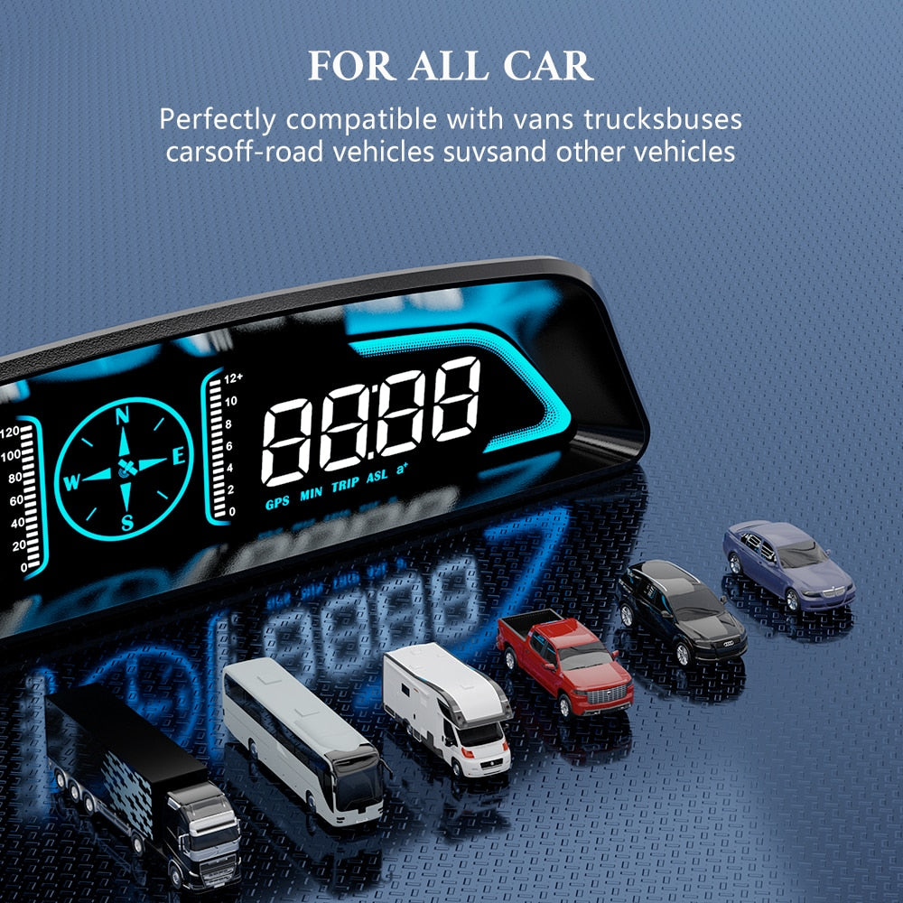 Auto Speedometer Head Up Display Car Accessories