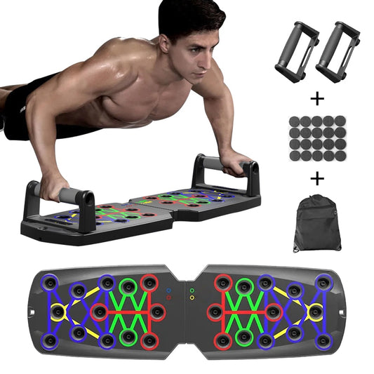 Portable Multi Function Foldable Push Up Board