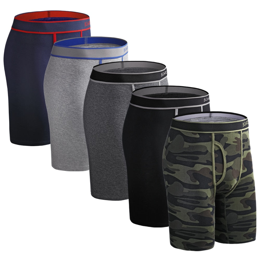 Long Leg Boxer Shorts For Men